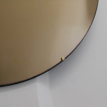 Orbis™ Round Convex Bronze Tinted Frameless Mirror