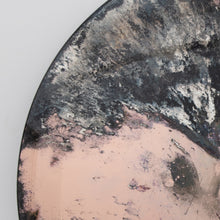 Orbis™ Round Antiqued Rose Gold Tinted Handcrafted Convex Frameless Mirror