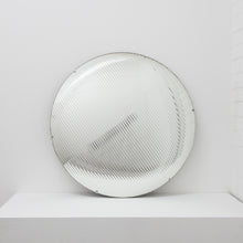 Orbis™ Round Reeded Glass Convex Frameless Mirror with Clips