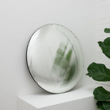 Orbis™ Round Reeded Glass Convex Frameless Mirror with Clips