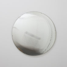 Orbis™ Round Reeded Glass Convex Frameless Mirror with Clips