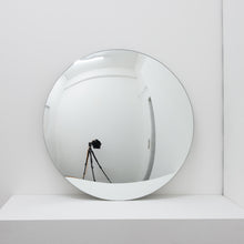 Orbis™ Round Convex Minimalist Frameless Mirror