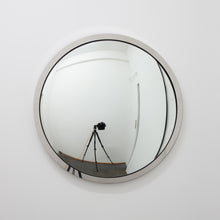 Orbis™ Round Convex Mirror with a Polished Stainless Steel Frame