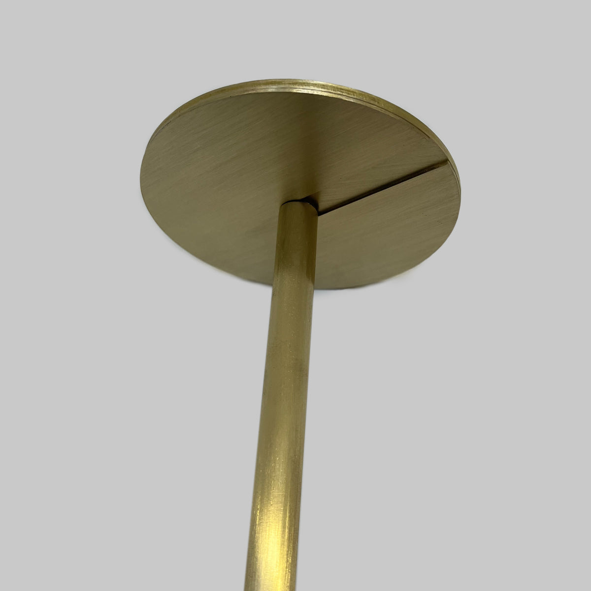 Ovalis™ Illuminated Ceiling Hanging Contemporary Oval Mirror with a Brass Frame, Customisable