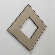 Original Contemporary Back-Illuminated Bronze Tinted Square Donut™ Mirror