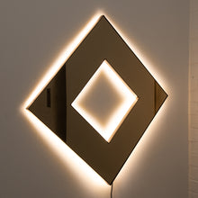 Original Contemporary Back-Illuminated Bronze Tinted Square Donut™ Mirror