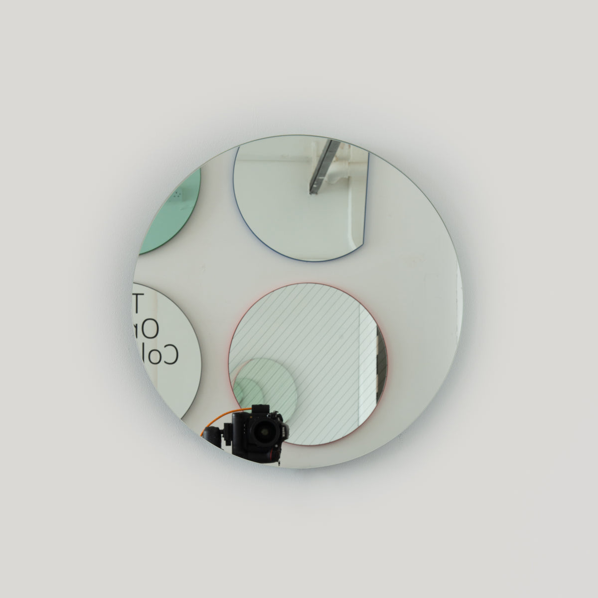 Orbis™ Back Illuminated Round Minimalist Frameless Mirror