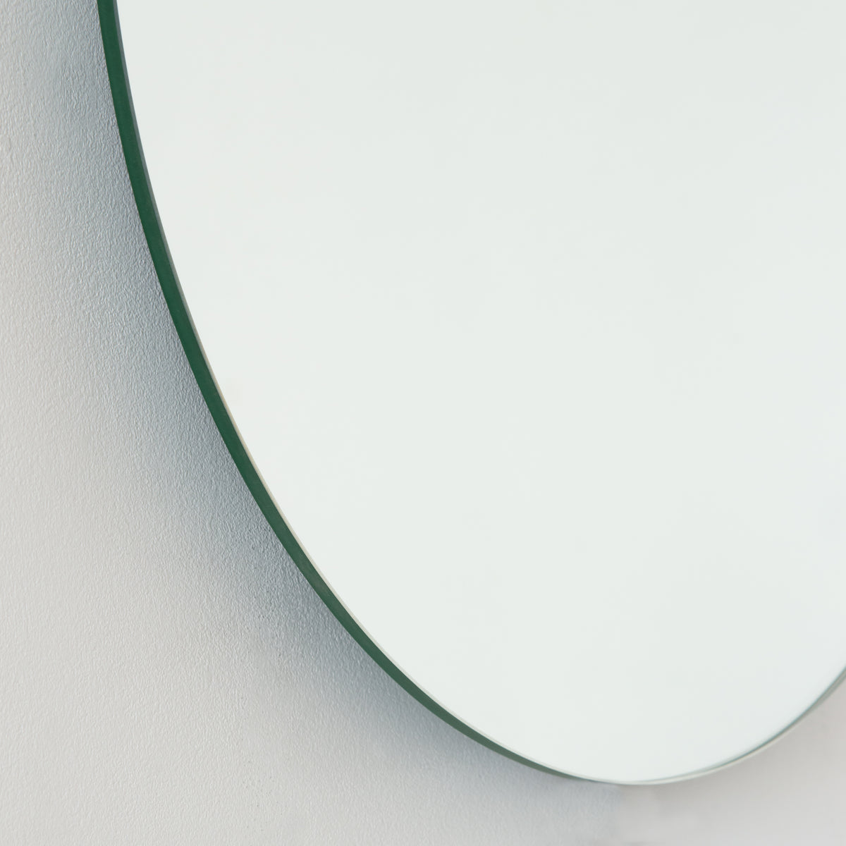Orbis™ Back Illuminated Round Minimalist Frameless Mirror