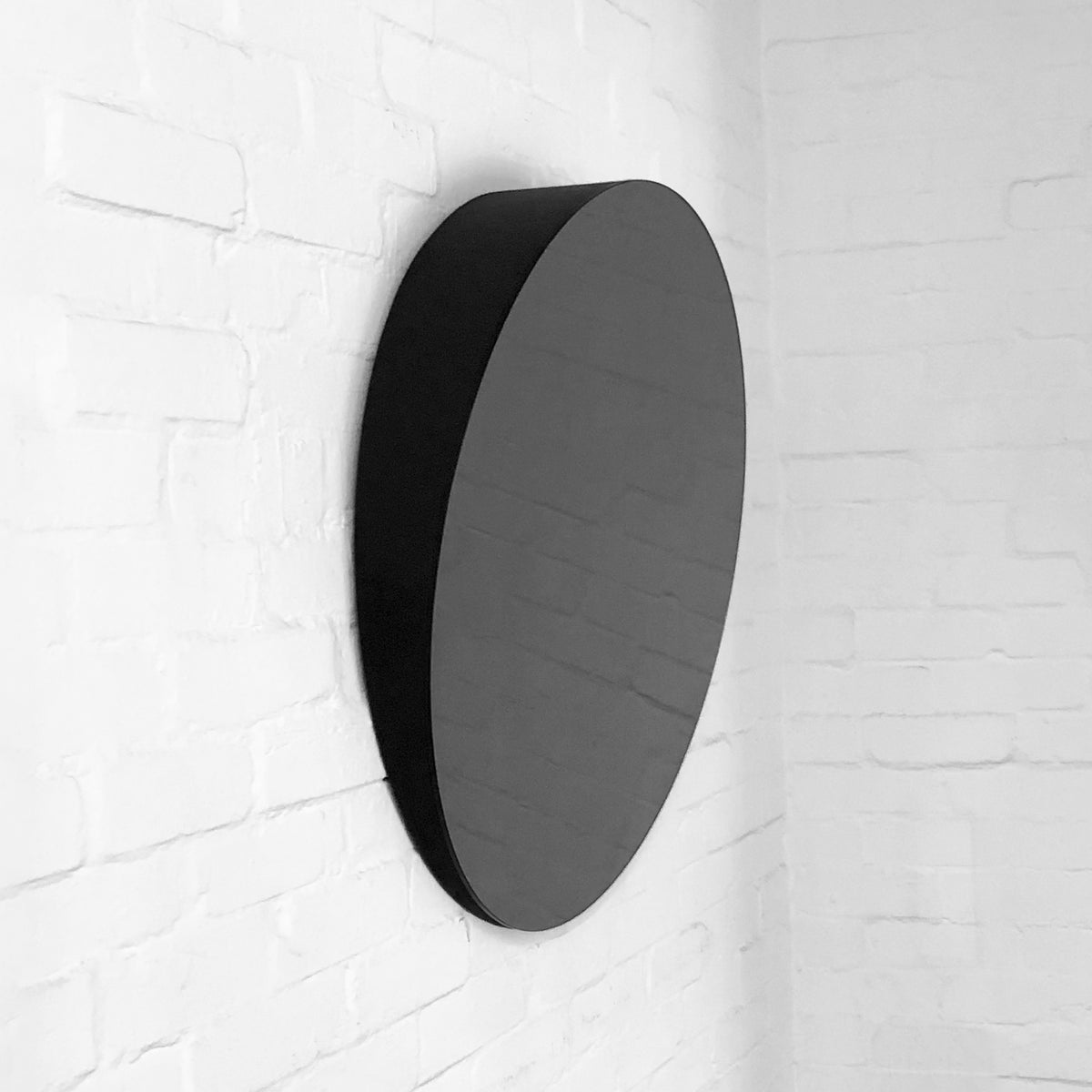 Orbis™ Round Tilted Frameless Accessible Mirror, Customisable