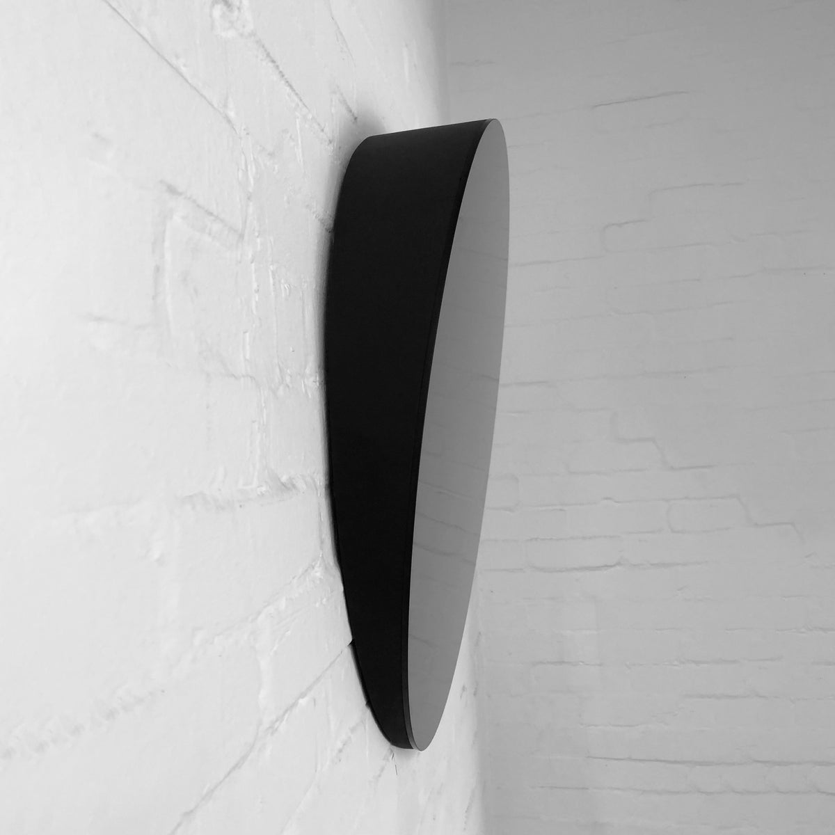 Orbis™ Round Tilted Frameless Accessible Mirror, Customisable
