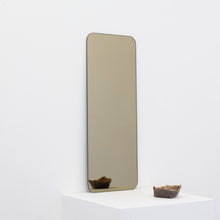 Quadris™ Bronze Tinted Rectangular shaped Contemporary Frameless Mirror