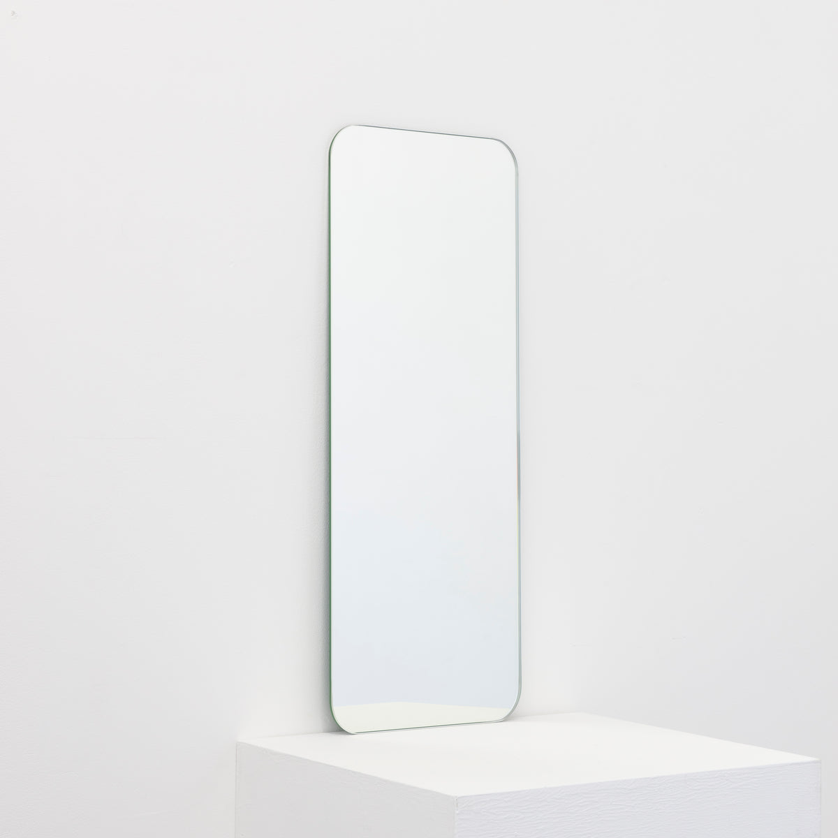 Minimalist Rectangular Frameless Mirror