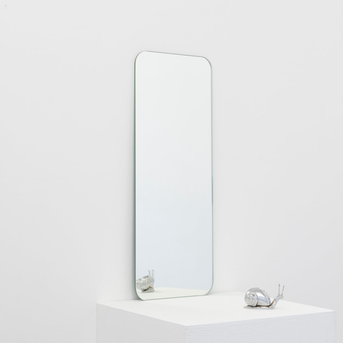 Minimalist Rectangular Frameless Mirror