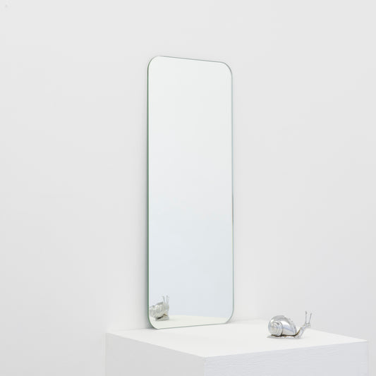 Minimalist Rectangular Frameless Mirror