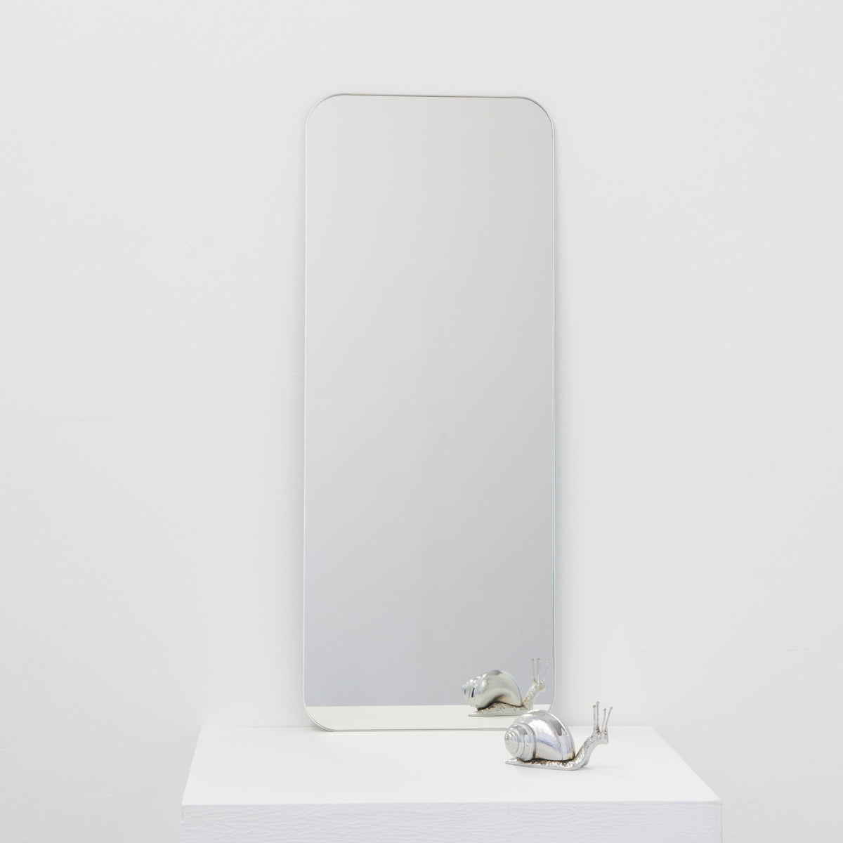 Minimalist Rectangular Frameless Mirror