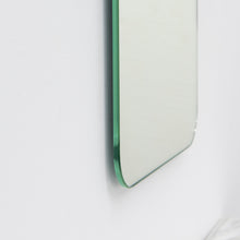 Quadris™ Gold Tinted Rectangular Minimalist Frameless Mirror, Customisable