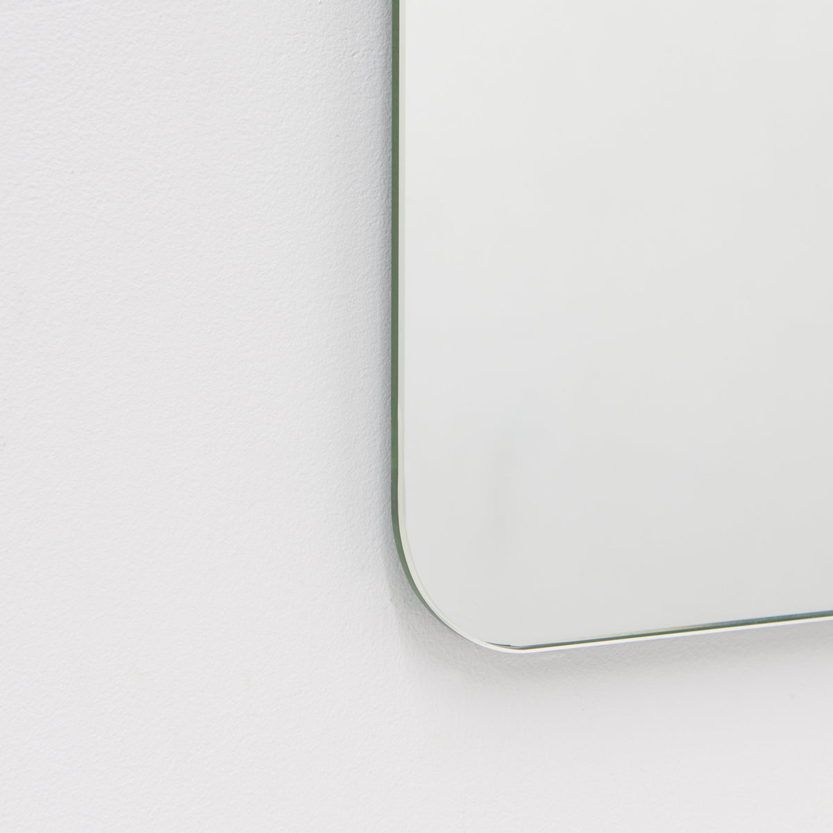 Quadris™ Black Tinted Rectangular shaped Minimalist Frameless Mirror