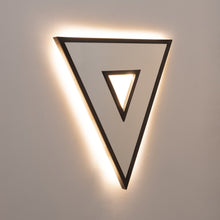 Contemporary Donut™ Triangular Mirror with Back Illumination