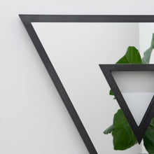 Contemporary Donut™ Triangular Mirror with Back Illumination