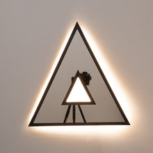 Original Contemporary Donut™ Triangular Mirror Back Illuminated