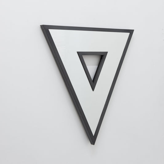 Contemporary Donut™ Triangular Mirror with Back Illumination
