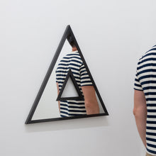 Contemporary Donut™ Triangular Mirror with Back Illumination