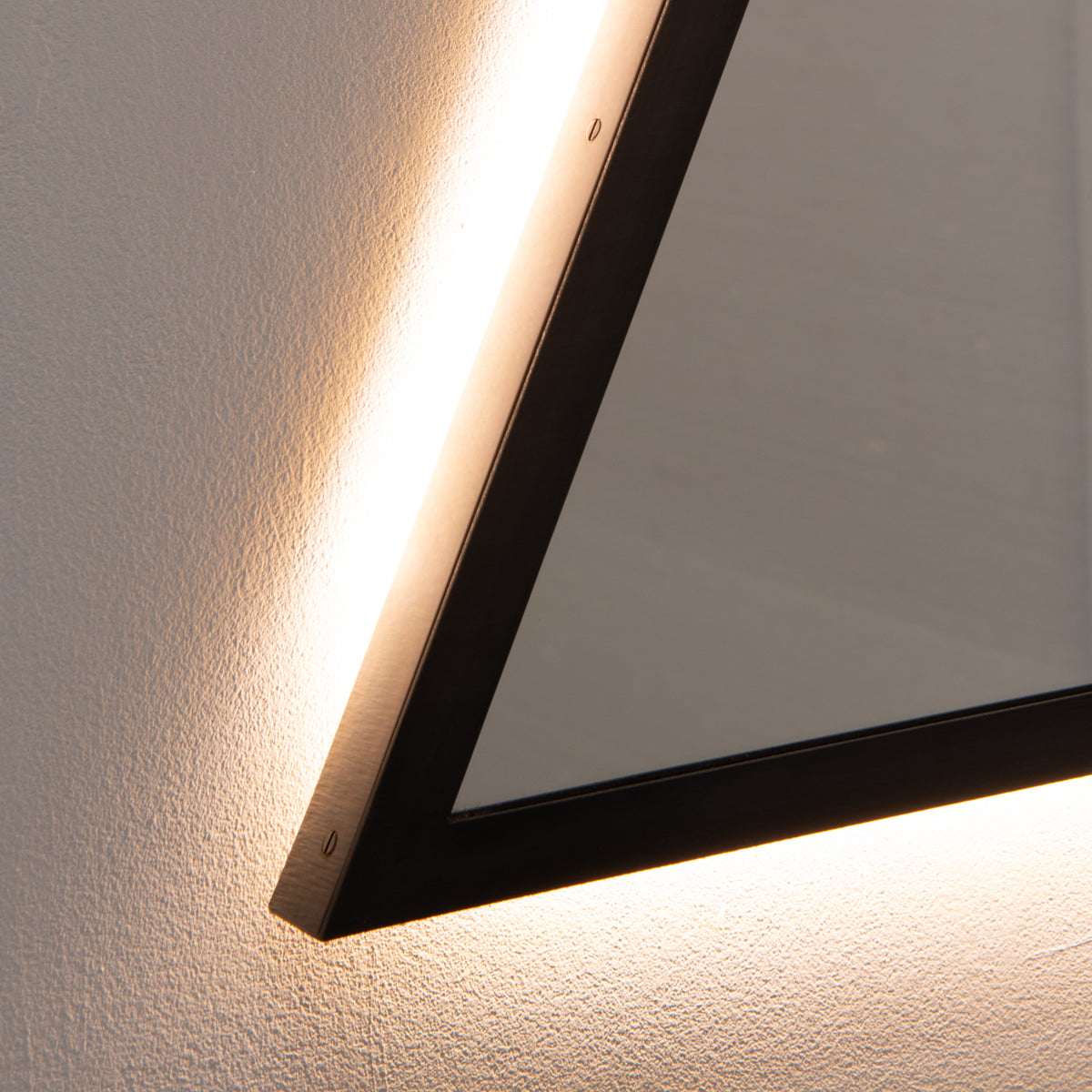Original Contemporary Donut™ Triangular Mirror Back Illuminated