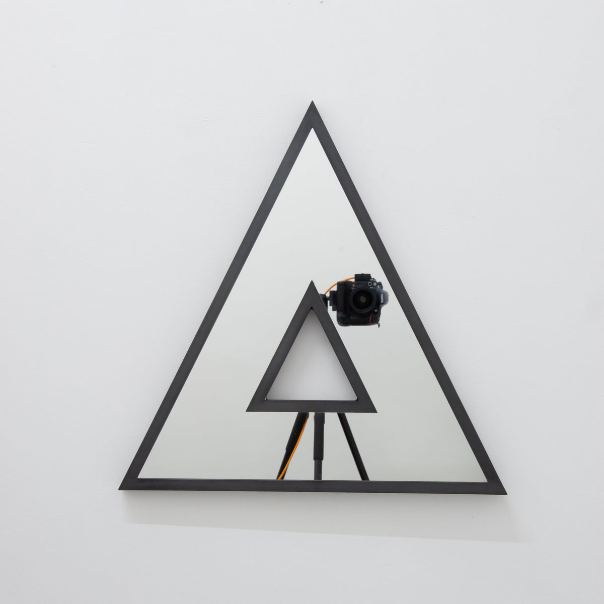 Contemporary Donut™ Triangular Mirror with Back Illumination