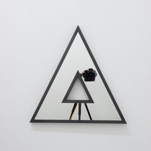 Contemporary Donut™ Triangular Mirror with Back Illumination