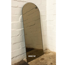 Arcus™ Arch shaped Minimalist Frameless Mirror with a Floating Effect, Large