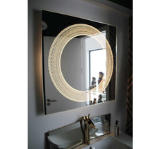 Cosmic GLAZZ™ Illuminated Etched Square Frameless Mirror