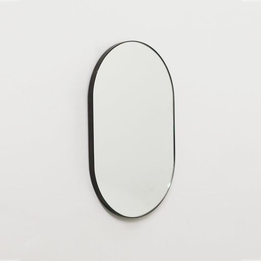 Capsula™ Capsule Shaped Bespoke Mirror with Patina Frame