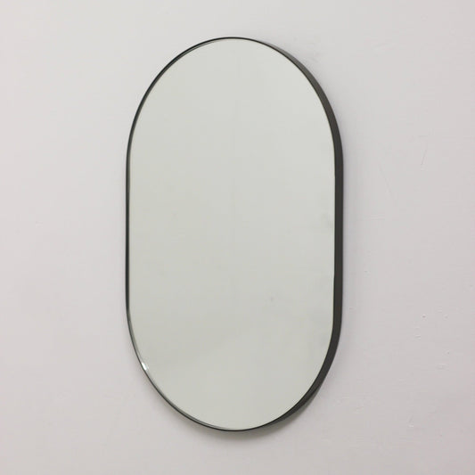 Capsula™ Capsule Shaped Bespoke Mirror with Patina Frame