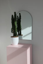 Arcus™ Arch shaped Minimalist Frameless Mirror with a Floating Effect, Large