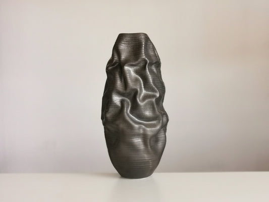 Pair of Unique Ceramic Sculptures Vessels 'Water Spirits' Objet d'Art