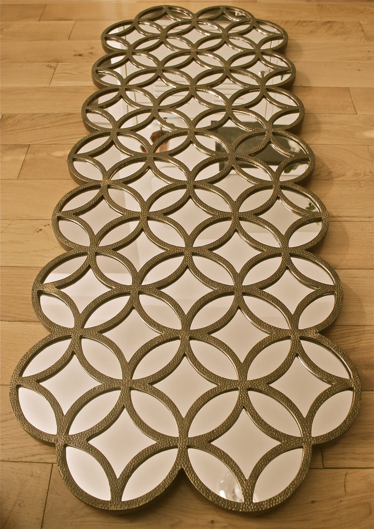 Handcast Brass Mirror