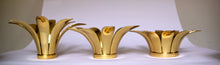 Handmade Stackable Cast Brass Pineapple Candle Holder