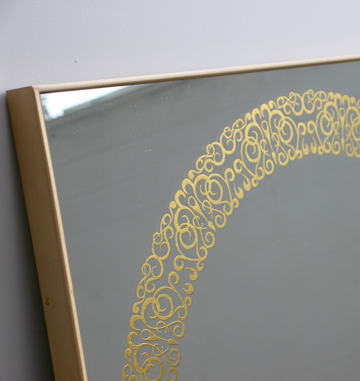 Brass Framed Cooper™ Square Mirror