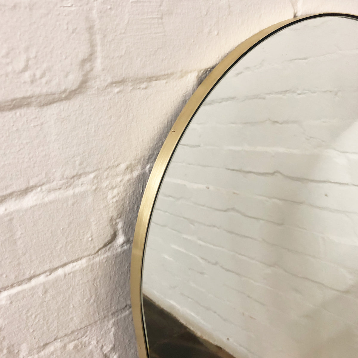 Arcus™ Arch shaped Modern Long Mirror Mirror with Brass Frame, Oversized