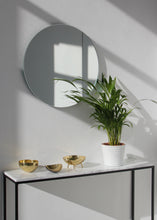 Orbis™ Contemporary Gold Tinted Round Frameless Mirror