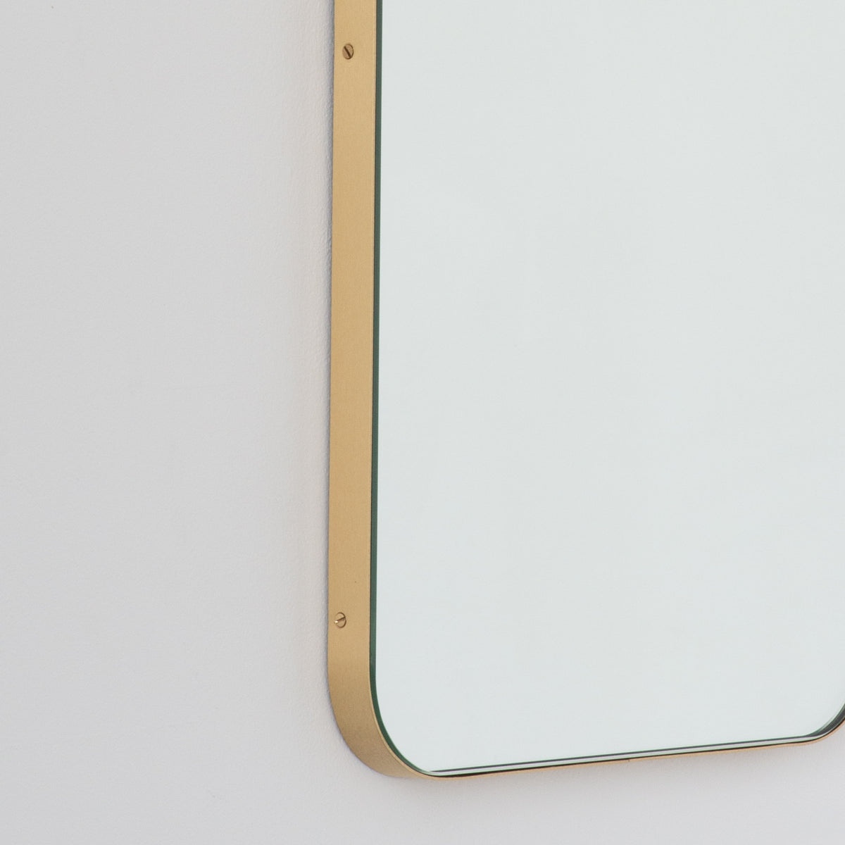 Quadris™ Rectangular Contemporary Mirror with a Minimalist Frame