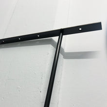 Quadris™ Suspended Rectangular Mirror with Minimalist Blackened Stainless Steel Frame