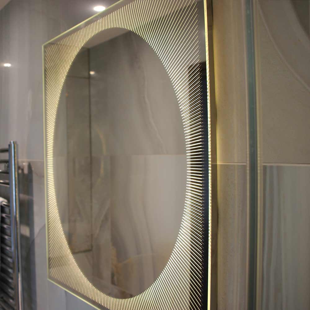 Oval Sunrise™ Frameless Illuminated Mirror