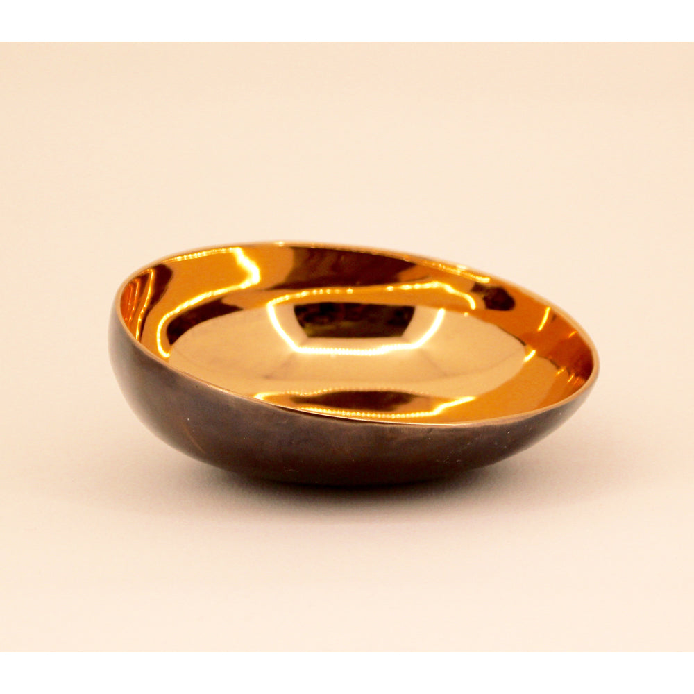 Handmade Cast Bronze Indian Bowl, Vide-Poche