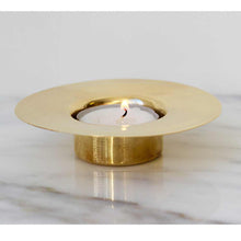 Brass Trumpet Tea Light Holder