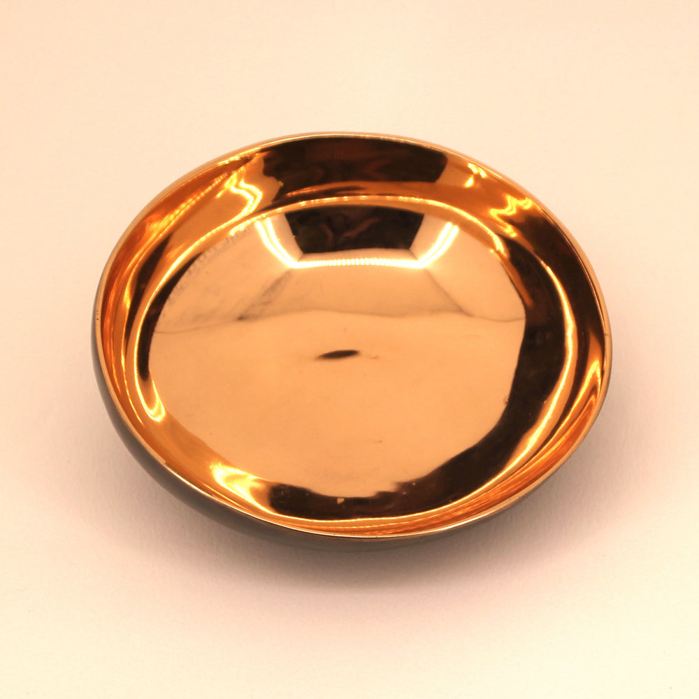 Handmade Cast Bronze Indian Bowl, Vide-Poche