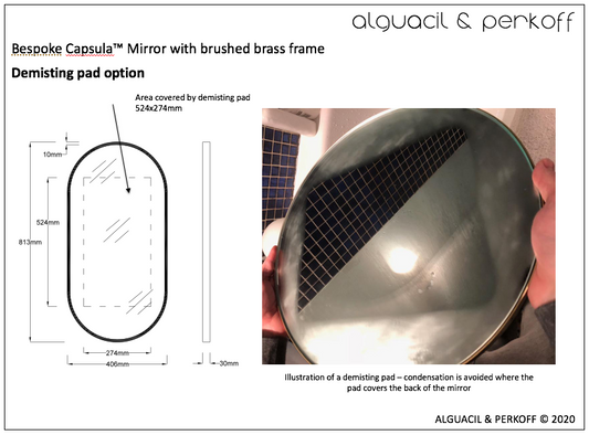 Bespoke Capsula™ mirror - Shipping to an address in California, USA