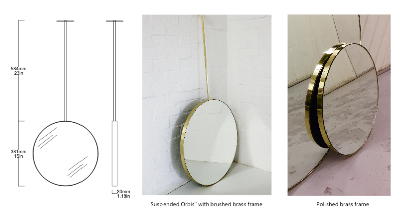 New bespoke arm for Bespoke Suspended Orbis™ Mirror