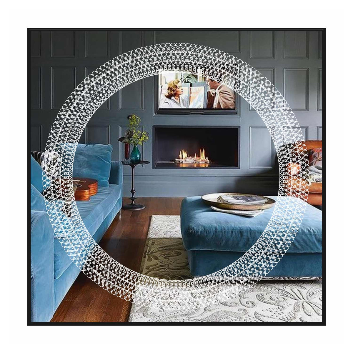 Sikri™ Framed Illuminated Mirror