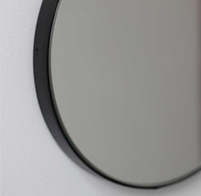 Orbis™ Round Mirror with Minimalist Black Frame